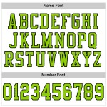 Custom White Neon Green-Black Mesh Authentic Football Jersey
