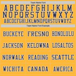 Custom Gold Navy-White Mesh Authentic Throwback Football Jersey